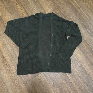 American Eagle Green Cardigan